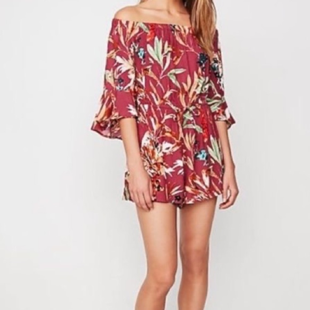 Express Women’s Off the Shoulder Romper